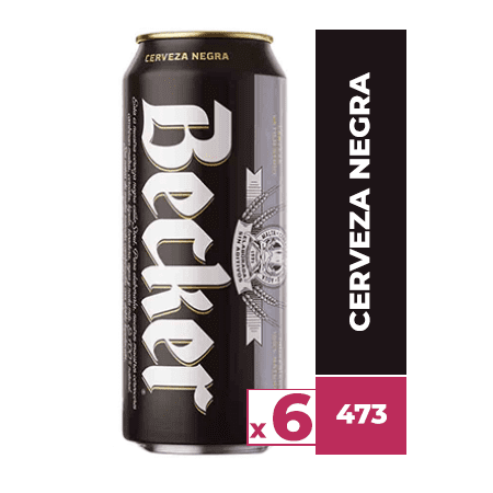 Cerveza Becker negra 5,6° 6 x 473 cc. - miCoca-Cola.cl