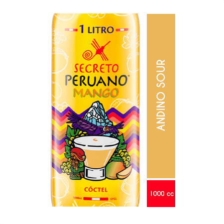 Cóctel Sour Mango Secreto Peruano 12° 1000